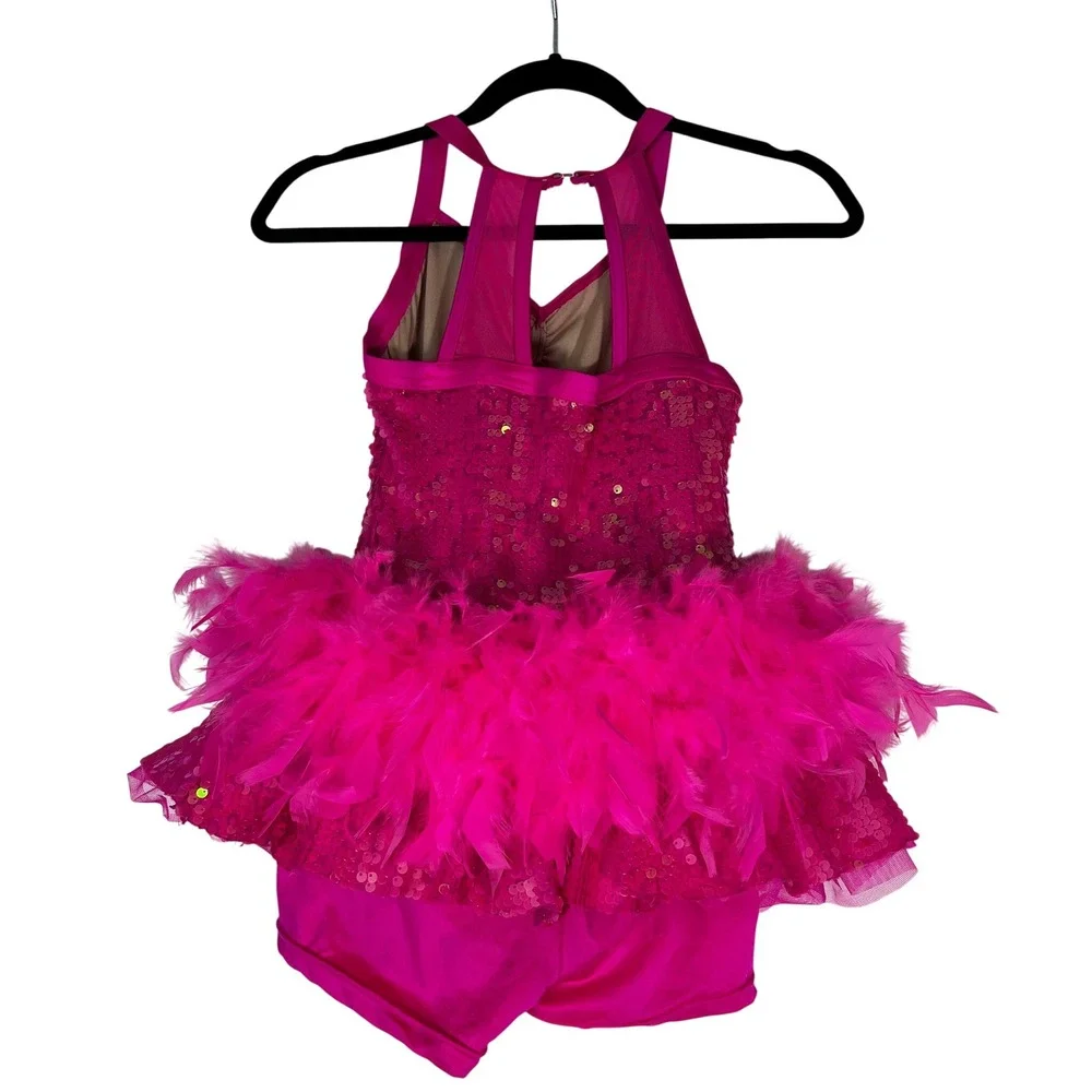 Flamingo Kids Feather Costume Tutu